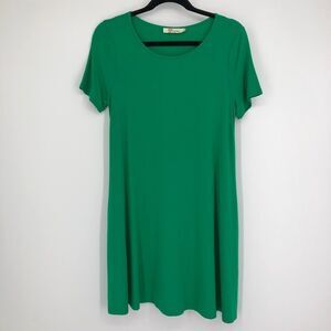 ‎ARYEH Anthro Green SS T-Shirt Dress